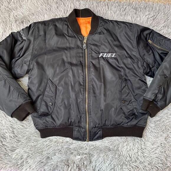 Fuel Nothing Like Human 2000-2001 Tour Vintage Bomber Jacket - Picture 1 of 8